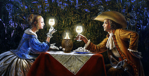Michael Cheval Michael Cheval Delighted by the Light (SN) (Framed)